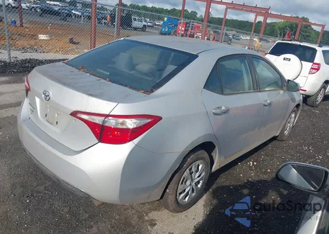 2014 Toyota Corolla L from USA, damaged, VIN 2T1BURHE2EC089584